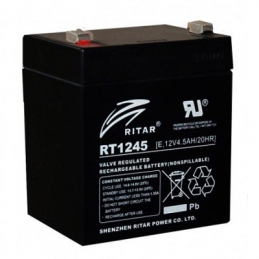 Batería Cíclica RITAR RT1245 - 12v 4,5A 90X70X107